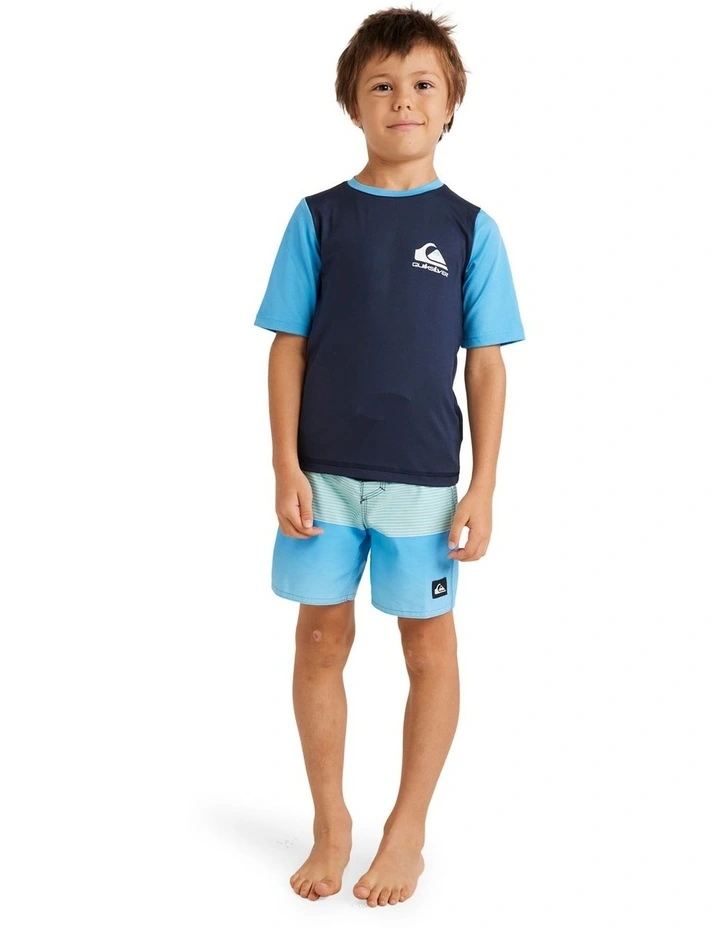 Heats Omni Short Sleeve Rash Vest in Navy Blazer image 1