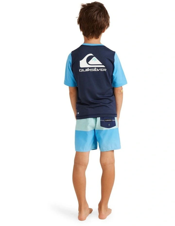 Heats Omni Short Sleeve Rash Vest in Navy Blazer image 2