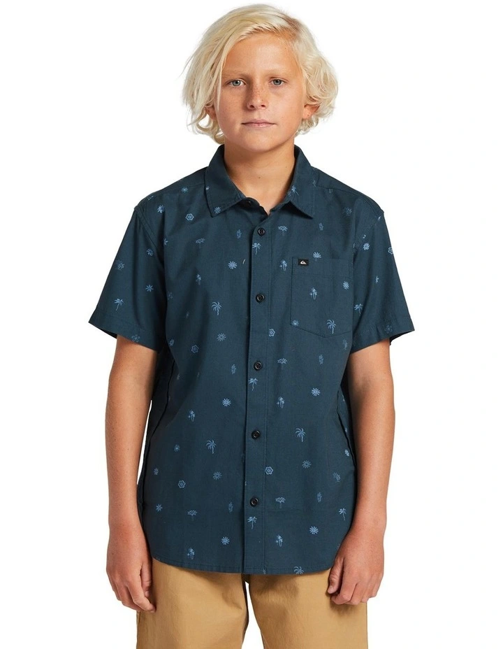 Heat Wave Short Sleeve Shirt in Midnight Navy image 1