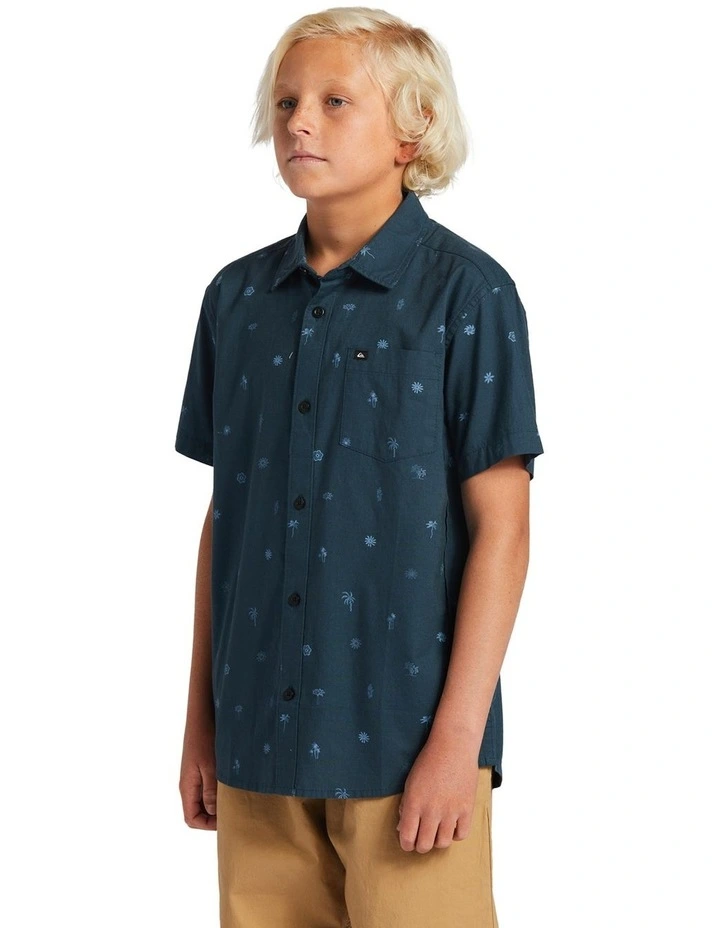 Heat Wave Short Sleeve Shirt in Midnight Navy image 3