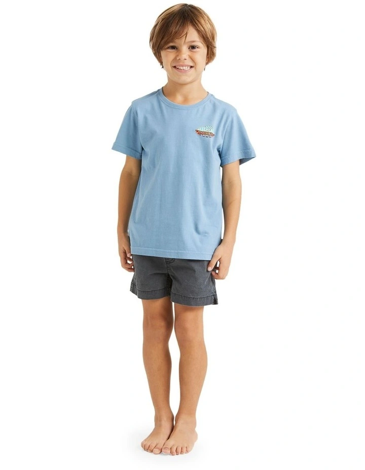 Tropical Fade T-shirt in Blue Shadow image 1