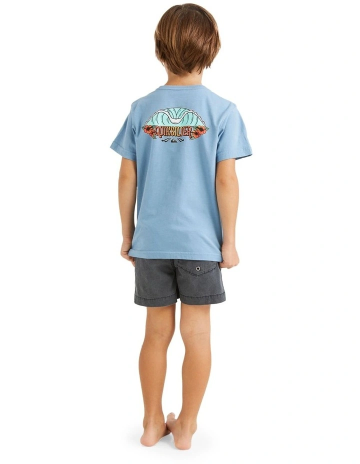 Tropical Fade T-shirt in Blue Shadow image 2