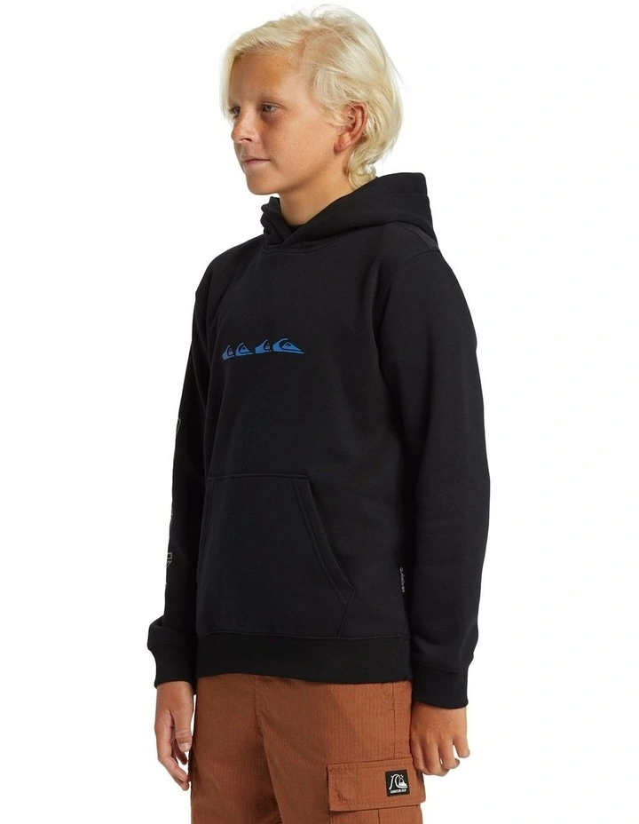 Graphic Pullover Hoodie in Black image 3