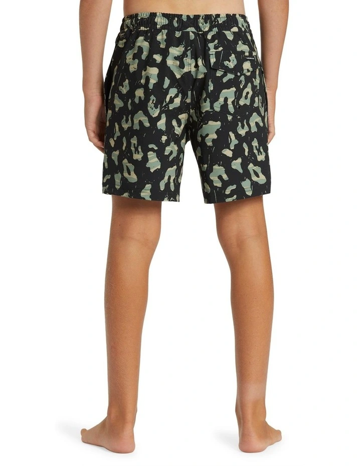 Surfsilk Mix Volley Swim Shorts in Black image 2