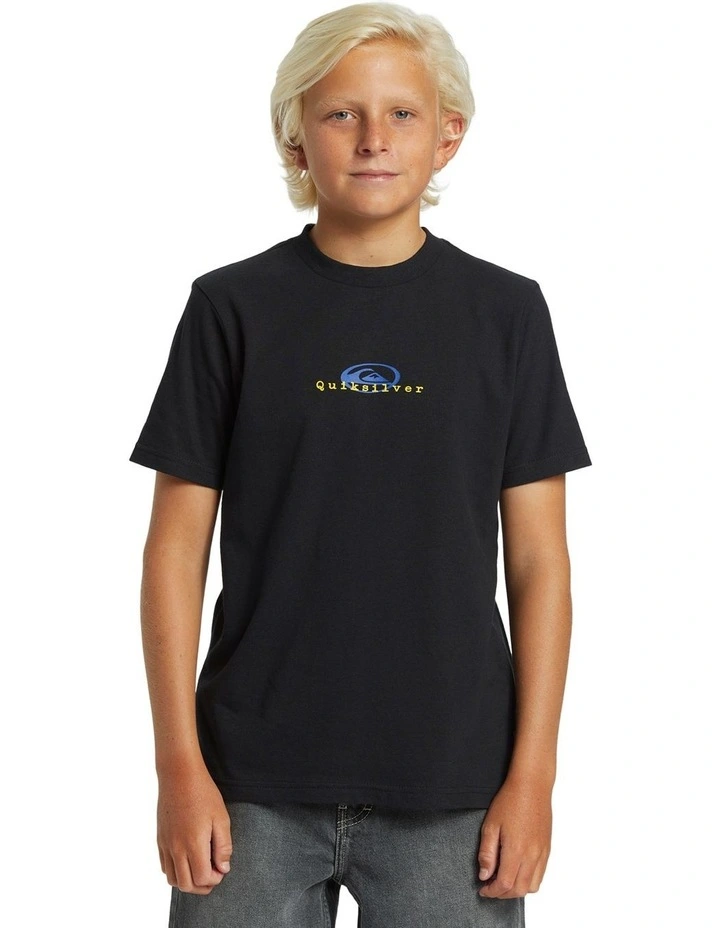 Thermal Logo Short Sleeves T-shirt in Black image 1