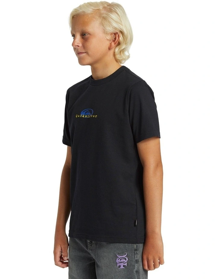 Thermal Logo Short Sleeves T-shirt in Black image 3