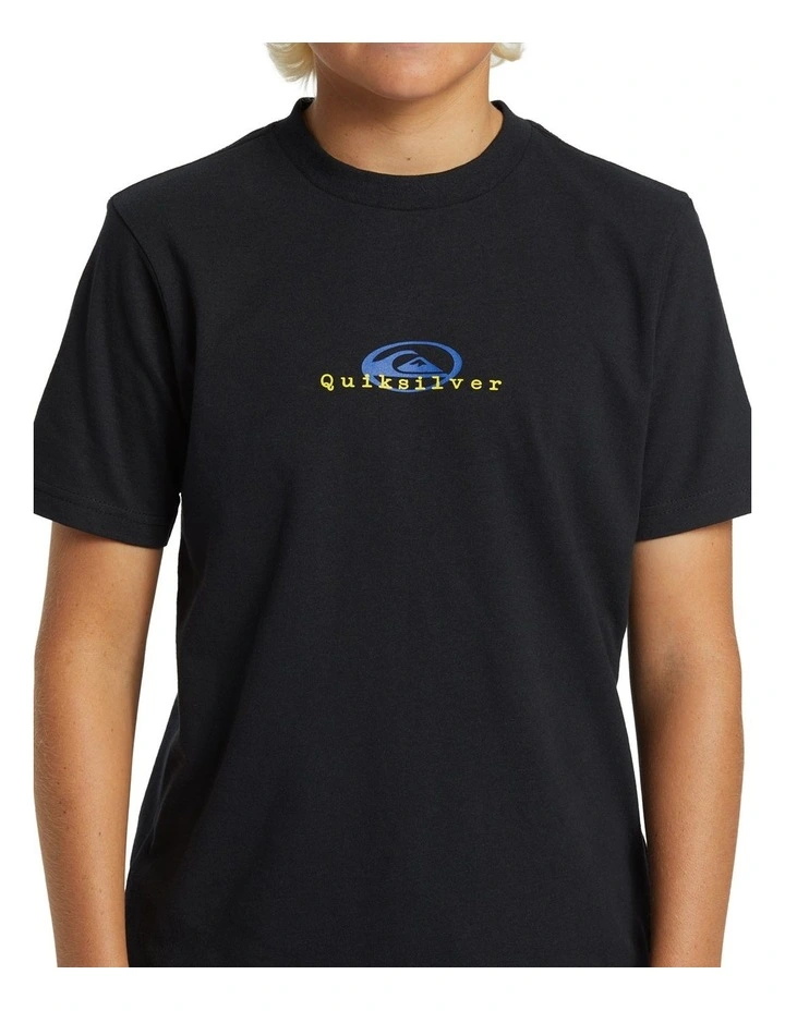 Thermal Logo Short Sleeves T-shirt in Black image 4