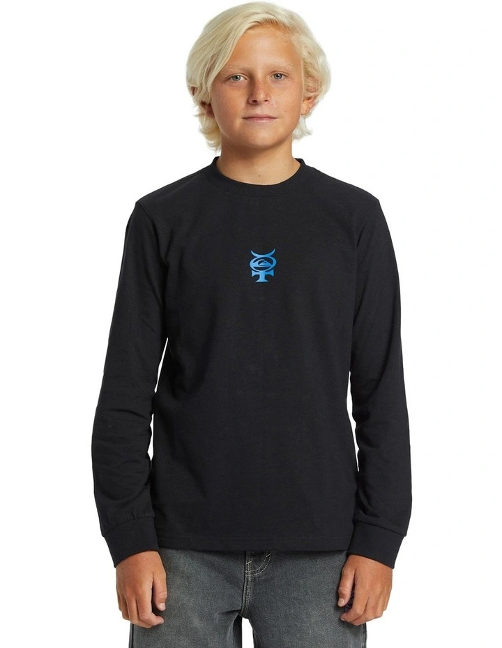 Eclipse Long Sleeves T-Shirt in Black image 1