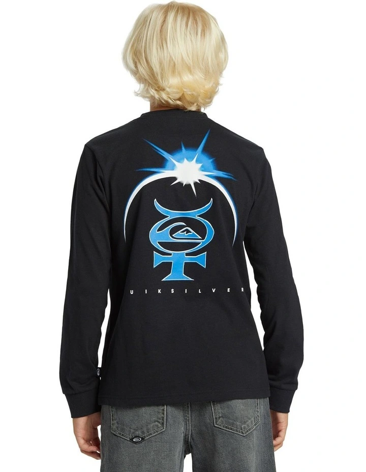 Eclipse Long Sleeves T-Shirt in Black image 2