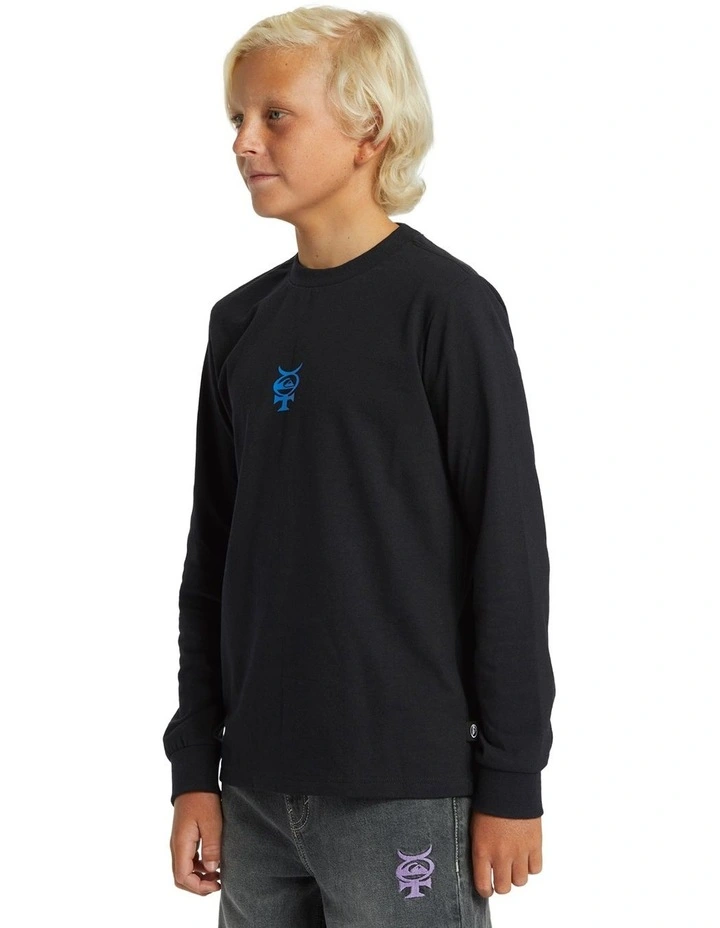 Eclipse Long Sleeves T-Shirt in Black image 3