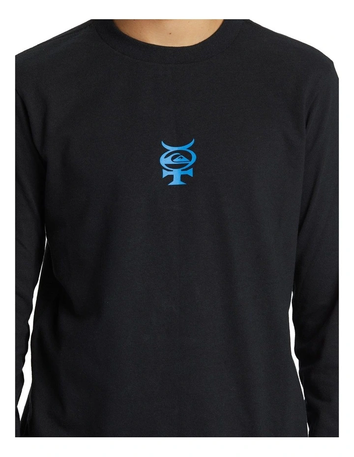 Eclipse Long Sleeves T-Shirt in Black image 4