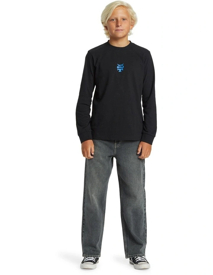 Eclipse Long Sleeves T-Shirt in Black image 5