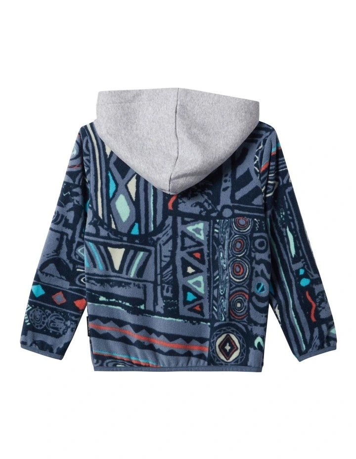 Surf Days Zip-Up Hoodie in Grey image 2