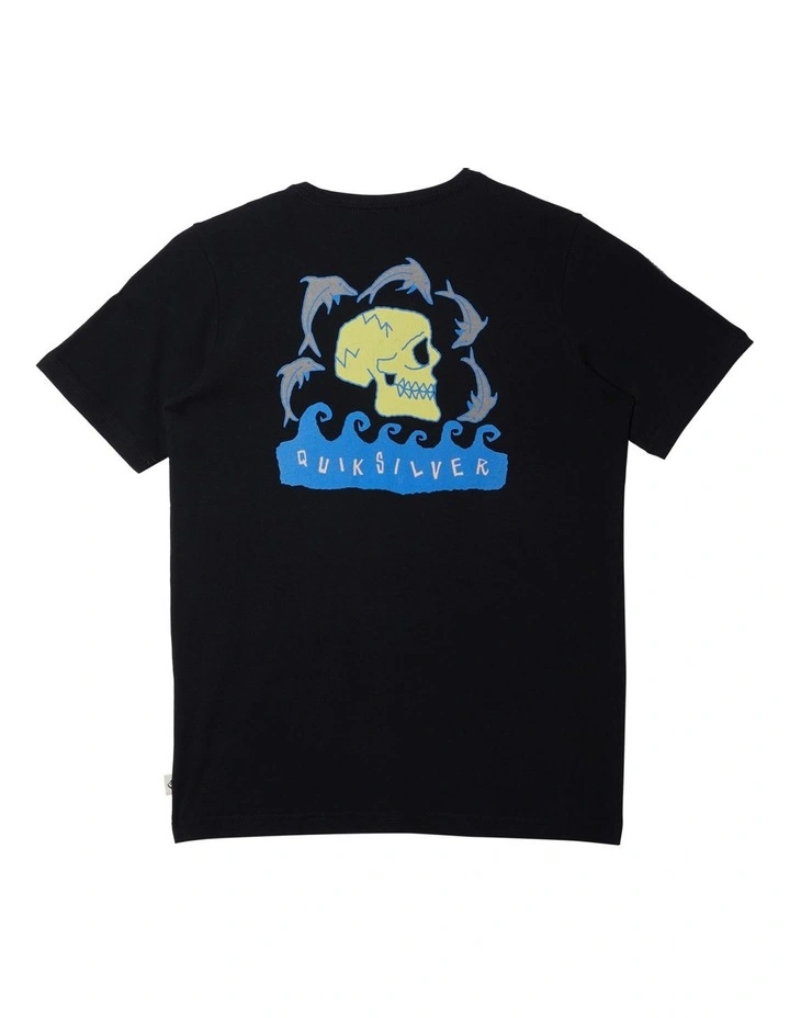 Porpoises Short Sleeves T-shirt in Black image 2