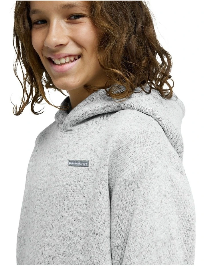 Keller Hoodie Youth In Light Grey Heather image 4