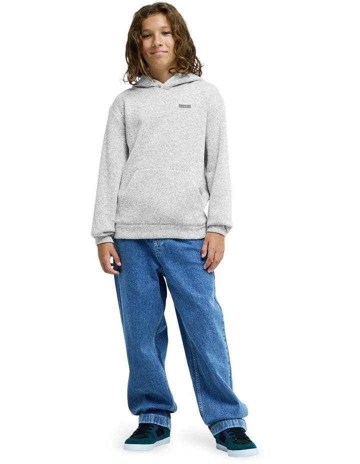 Keller Hoodie Youth In Light Grey Heather image 5