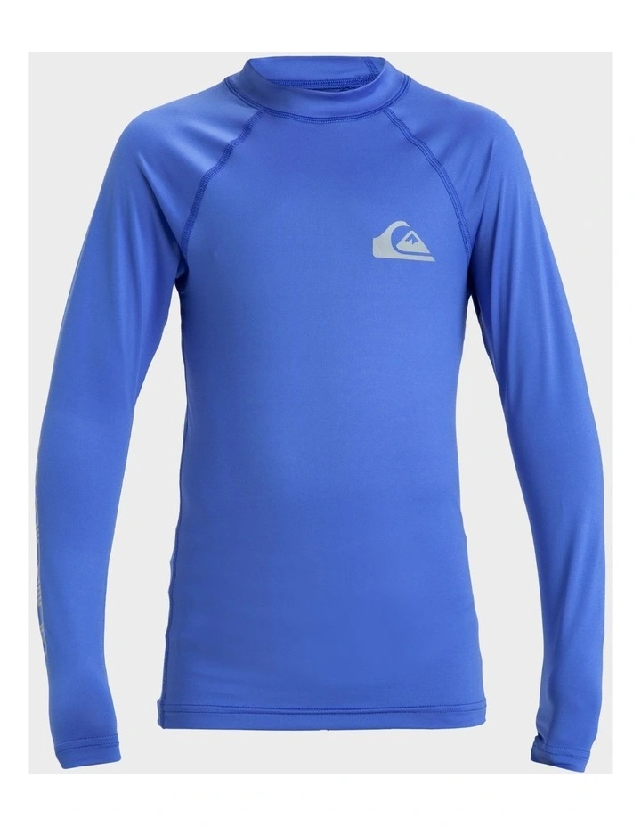 Everyday UPF 50 Long Sleeve Rash Vest in Blue image 1