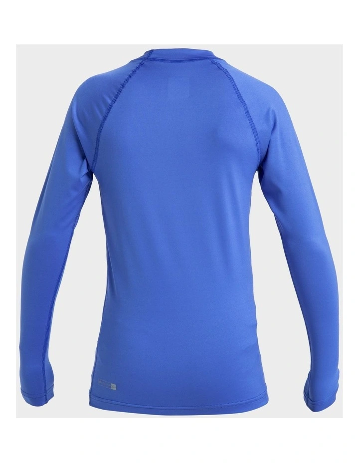 Everyday UPF 50 Long Sleeve Rash Vest in Blue image 2