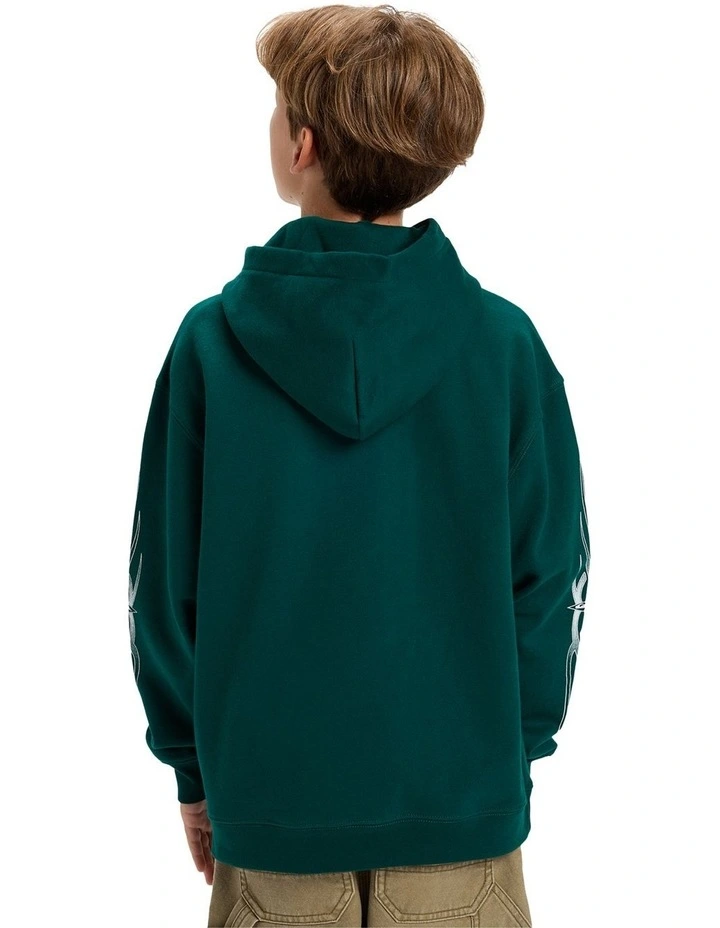 Stretch Tribal Pullover Hoodie image 2