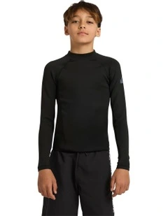 Everyday Heat Long Sleeve Rash Vest (8-16 Years) in Black