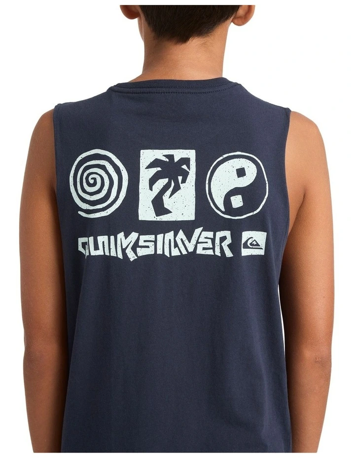 Next Gen Muscle Tank in Blue image 4