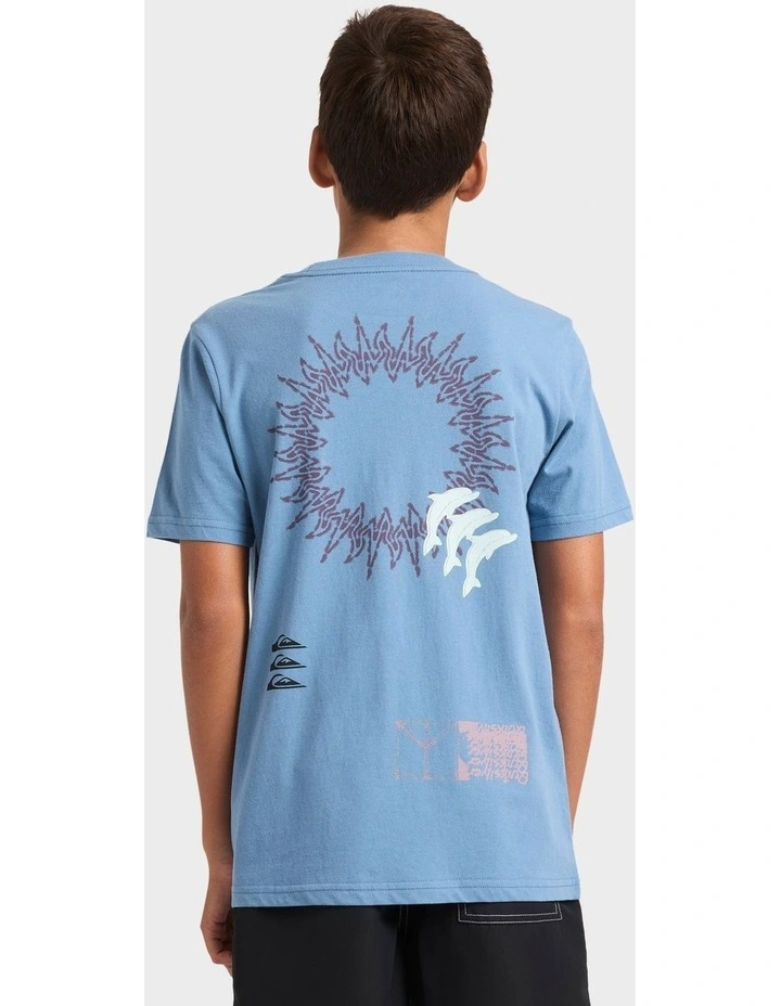 Free Lock T-Shirt in Blue image 2