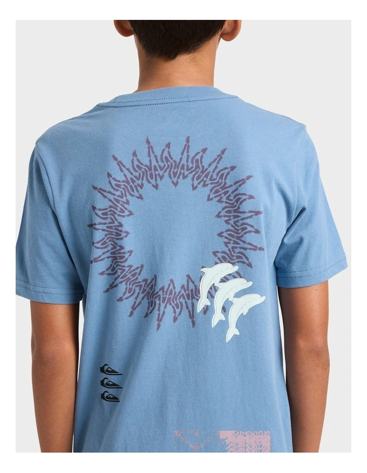 Free Lock T-Shirt in Blue image 4