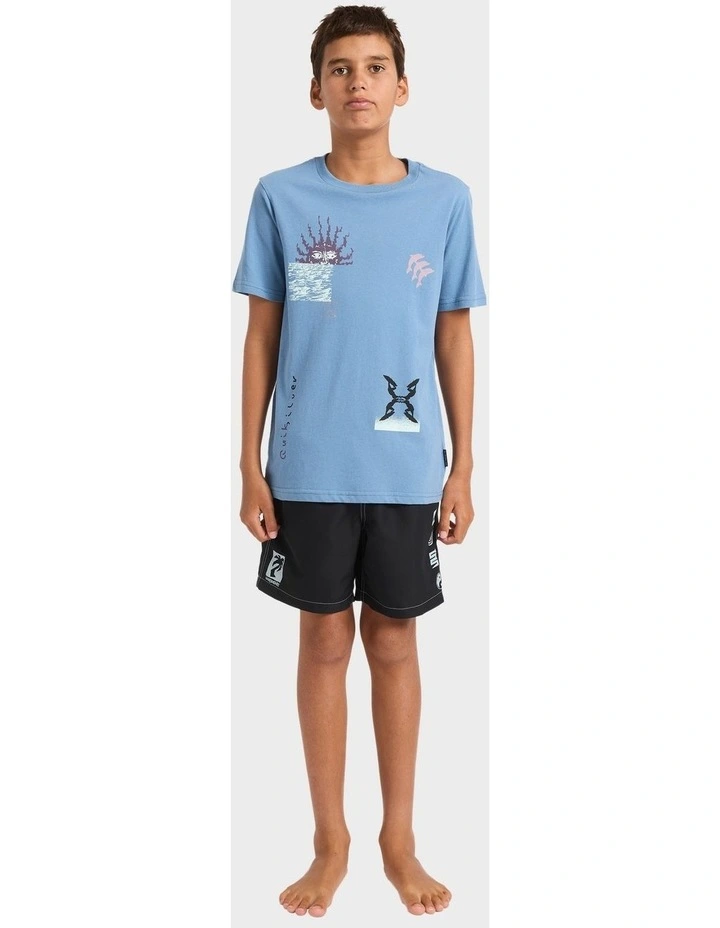 Free Lock T-Shirt in Blue image 5