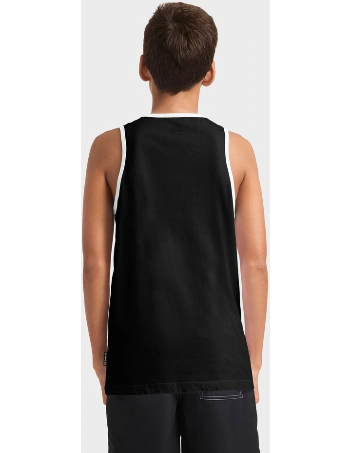 Lo Res Tank Top in Black image 2