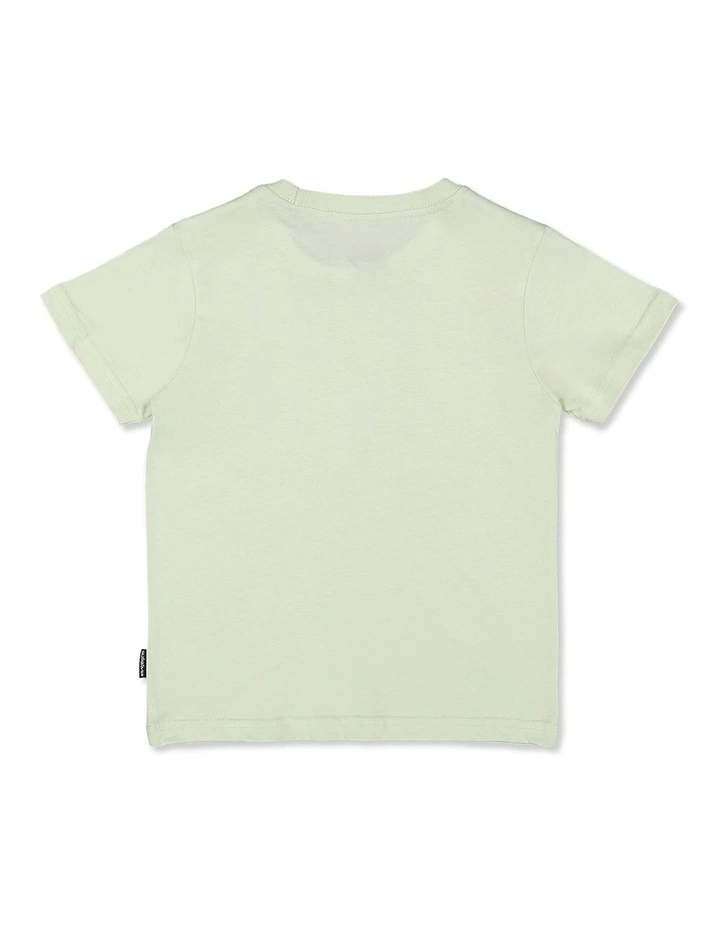 Lo Res Stack T-Shirt in Green image 2