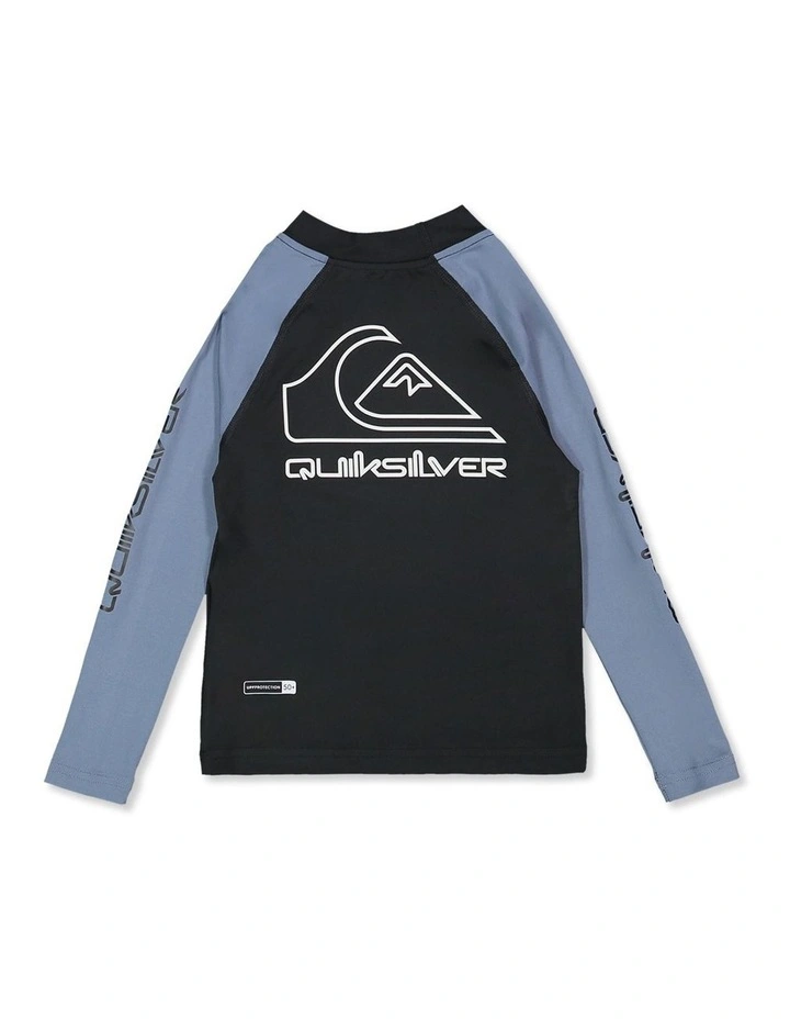 On Tour Long Sleeve Rash Vest in Blue image 2