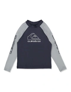 On Tour Long Sleeve Rash Vest in Black