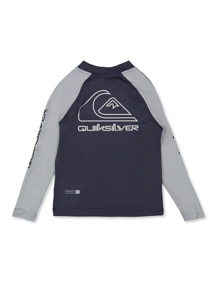 On Tour Long Sleeve Rash Vest in Black image 2