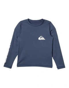 Everyday Long Sleeve UPF 50 Surf Shirt 2-7 in Black