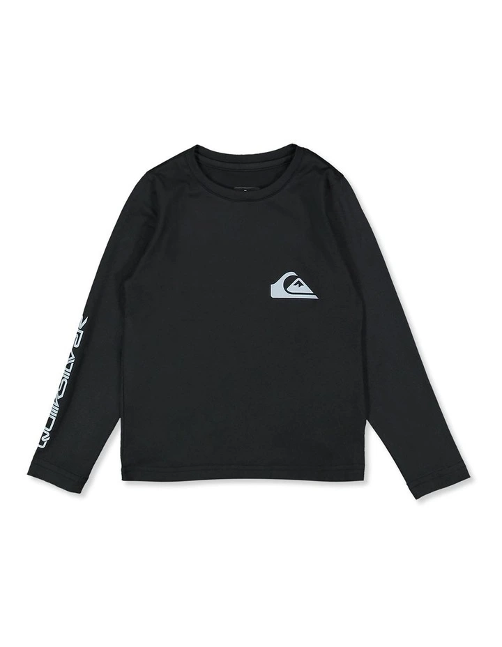 Boys 2-7 Everyday Long Sleeve UPF 50 Surf Shirt Iron Gate image 1