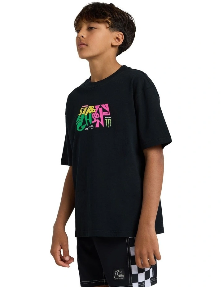 Stab T-shirt 8-16 Years in Black image 3