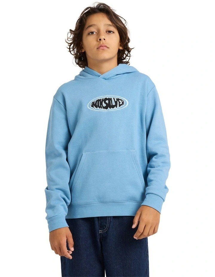 Quik Global Pullover Hoodie in Riviera image 1