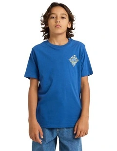 Heritage Damond T-Shirt in Monaco Blue