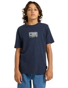 Sea Drip T-shirt in Dark Navy