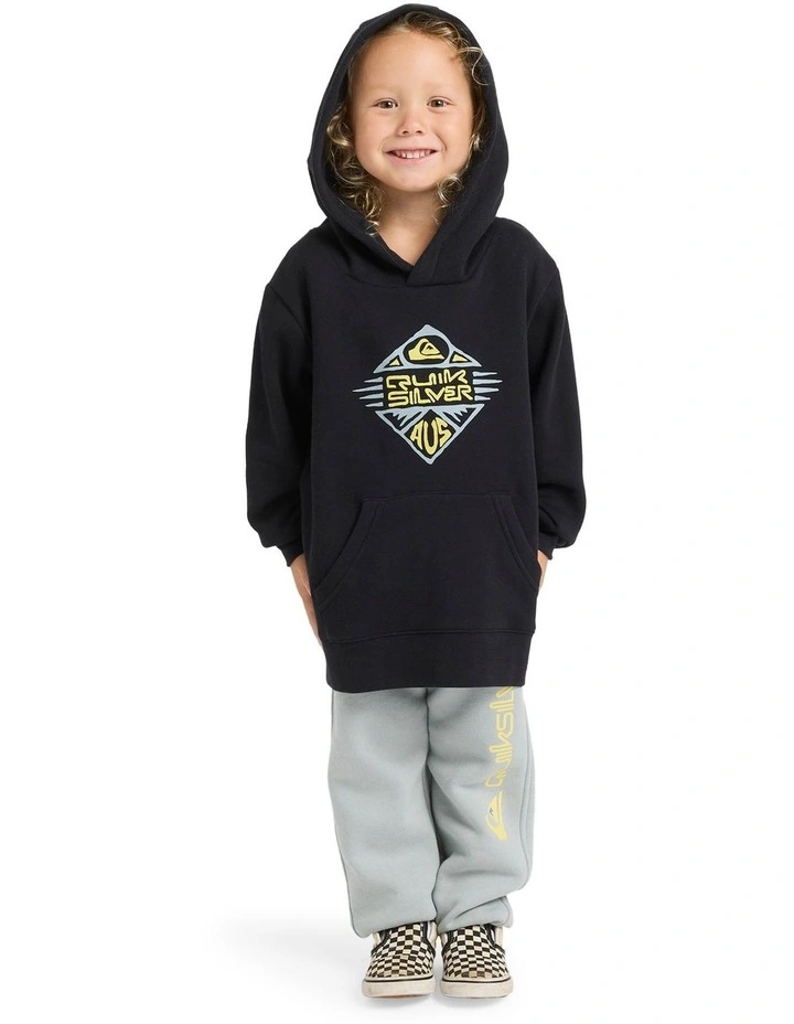 Heritage Damon Pullover Hoodie in Black image 1