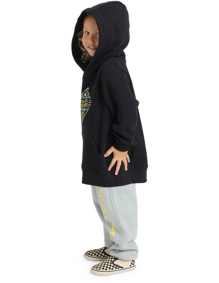 Heritage Damon Pullover Hoodie in Black image 3