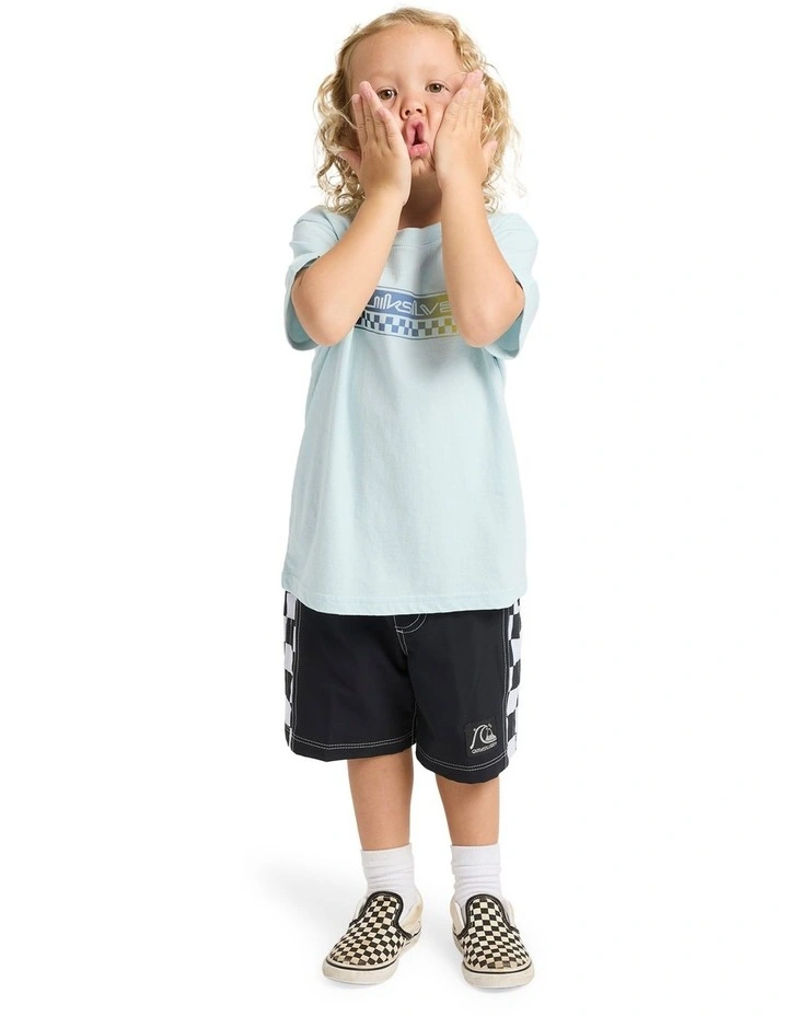 Omni Check T-shirt in Airy Blue image 1