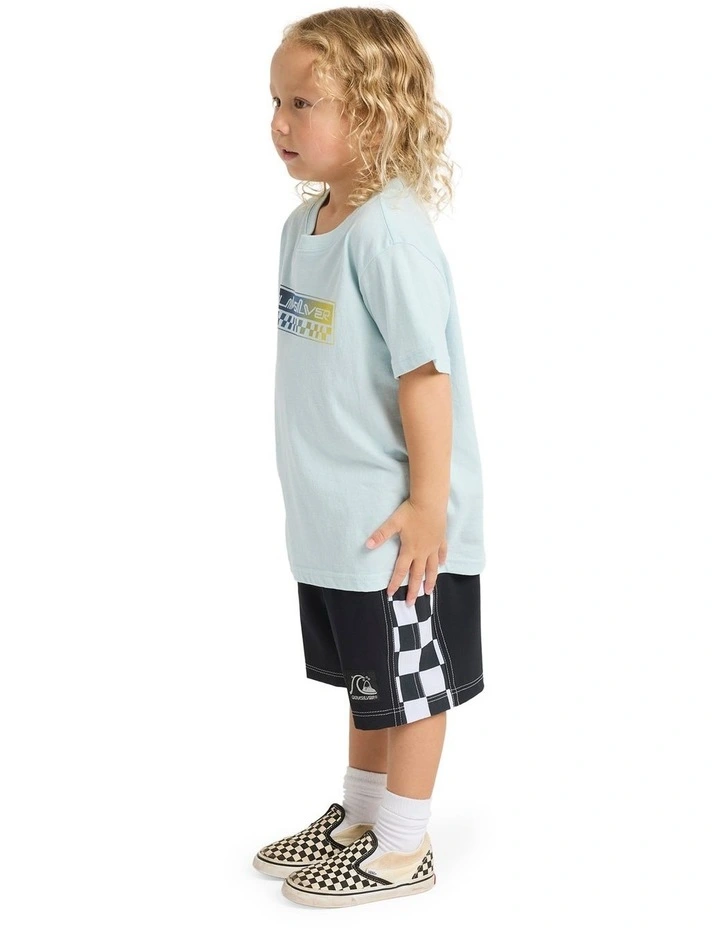 Omni Check T-shirt in Airy Blue image 3