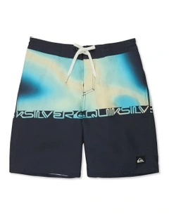 Everyday Half 17 Boardshorts Dark Navy Wordblock