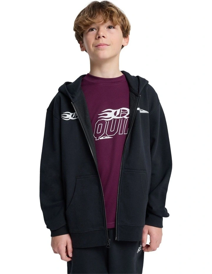 Mercury Trident Zip Up Hoodie Black image 1