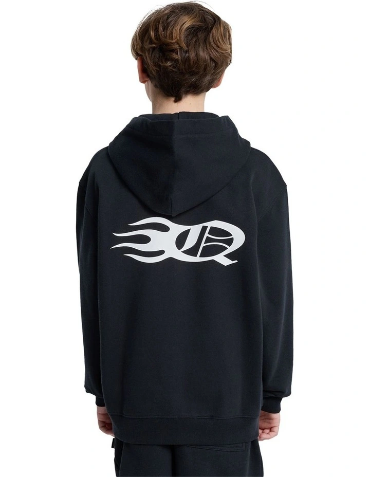 Mercury Trident Zip Up Hoodie Black image 2