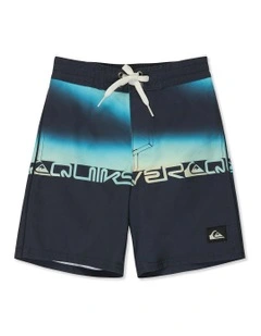 Everyday Half 13 Boardshorts Dark Navy Wordblock