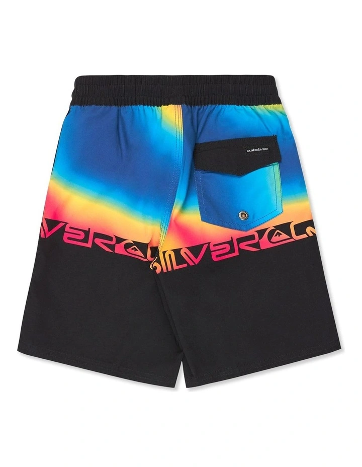 Everyday Half 13 Boardshorts Black Wordblock image 2