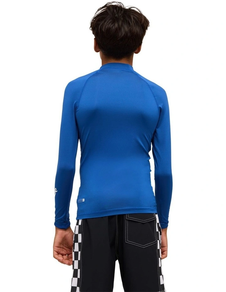 All Time Long Sleeve Rash Vest Monaco in Blue image 2