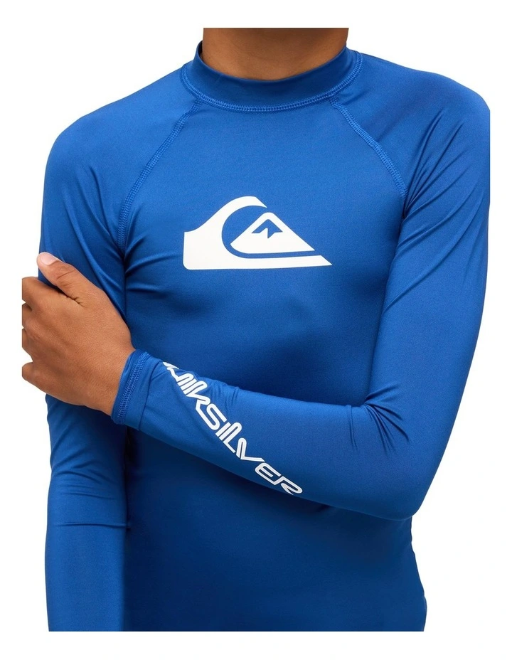 All Time Long Sleeve Rash Vest Monaco in Blue image 4